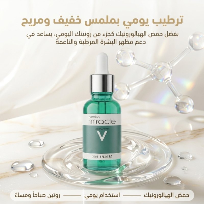 ترطيب يومي بالهيالورونيك